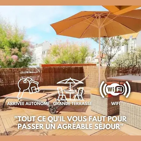 Le Balmoral - Plage A 1 Min - Menage Inclus - Terrasse Lumineuse Wimereux Exterior photo